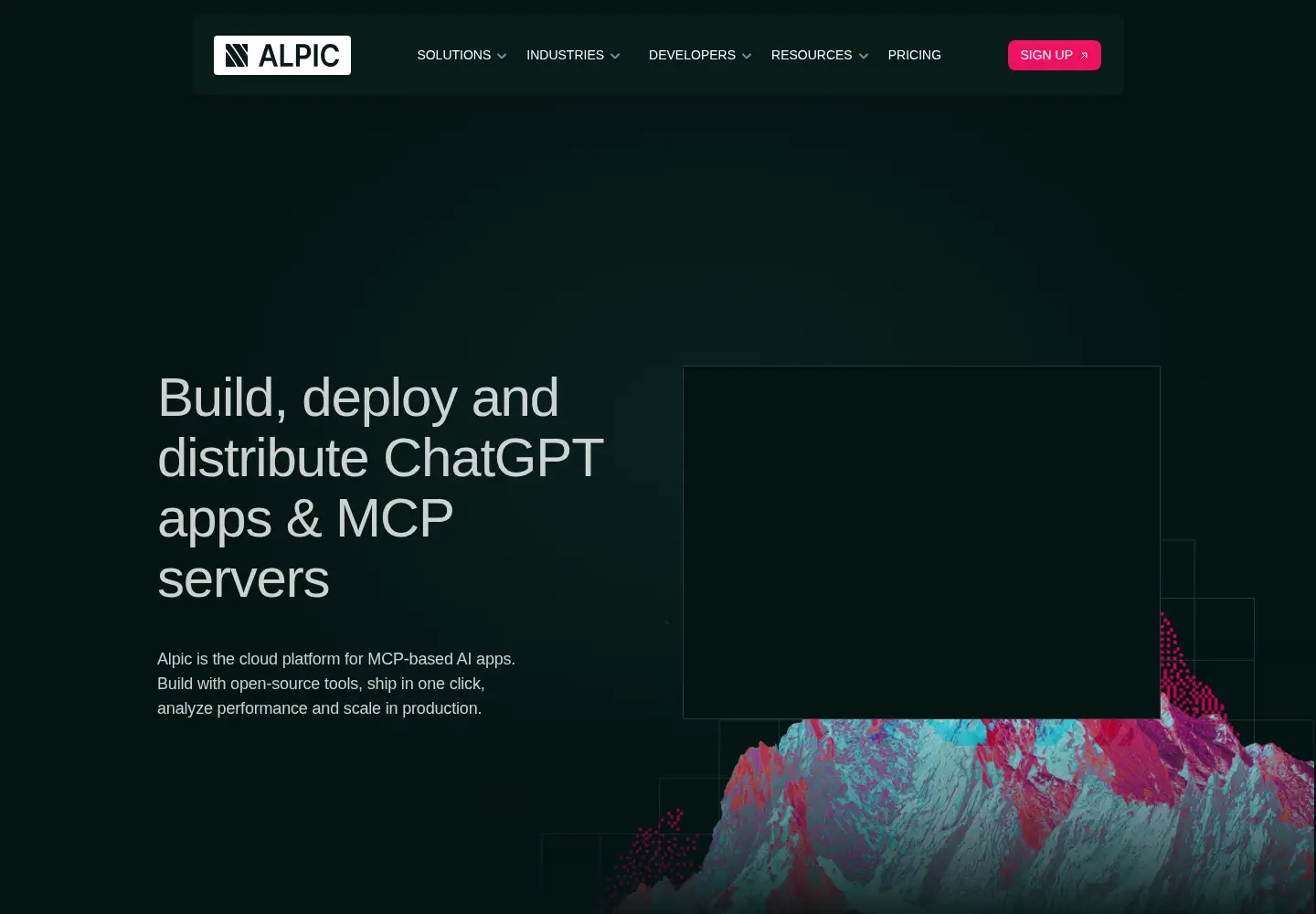 Screenshot of alpic.ai