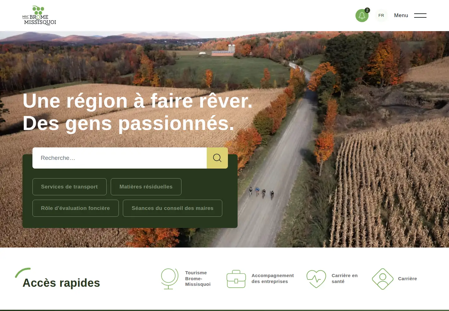 Screenshot of mrcbm.qc.ca