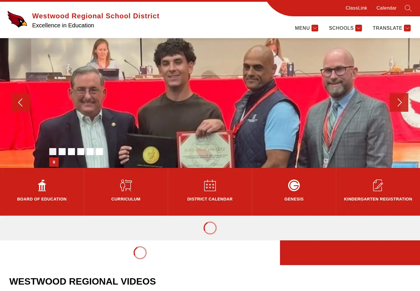 Screenshot of wwrsd.org