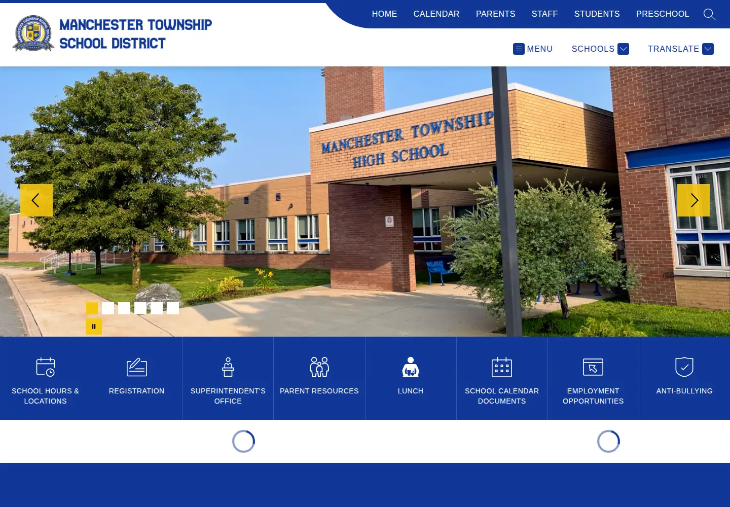 Screenshot of manchestertwp.org