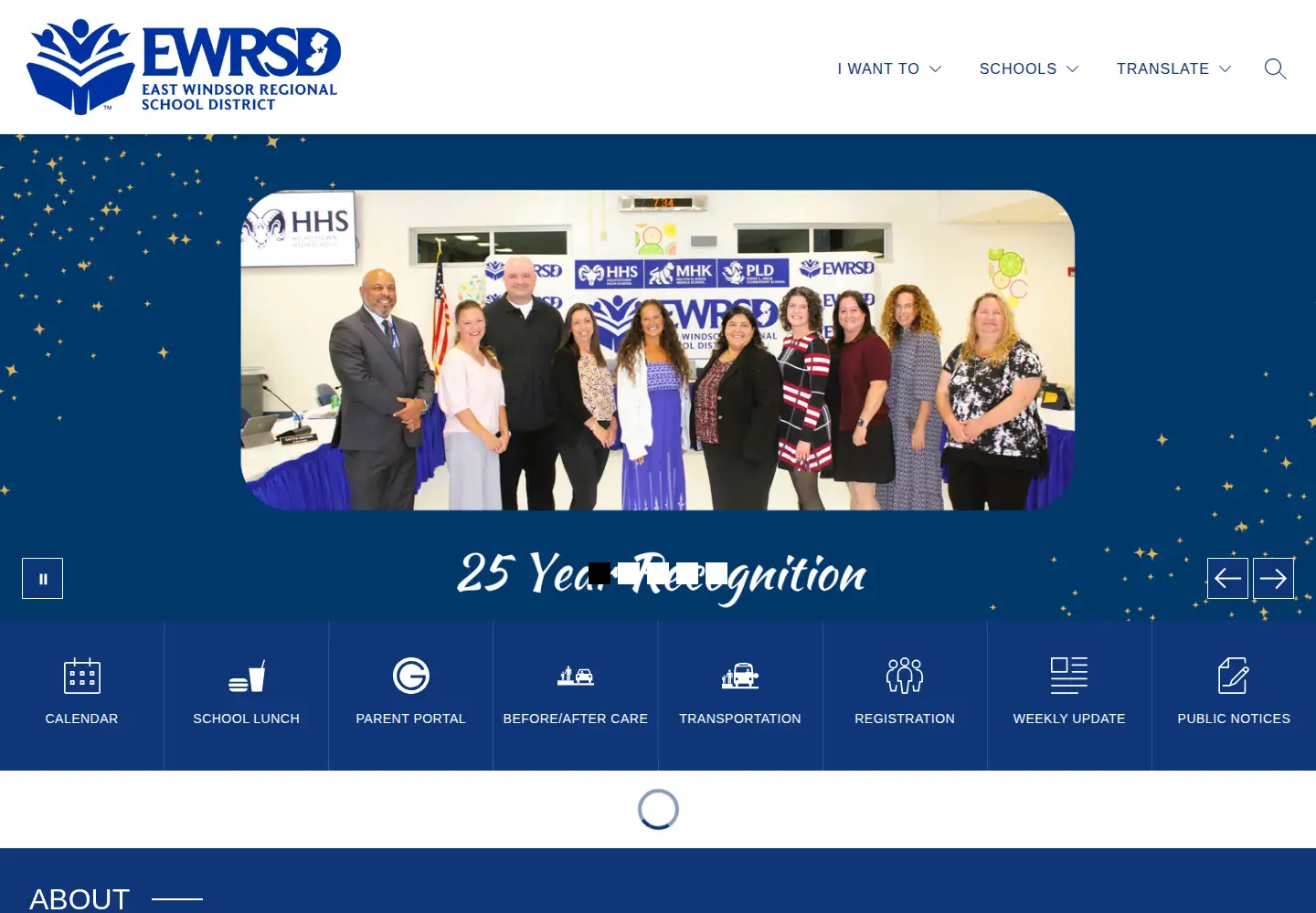 Screenshot of ewrsd.org