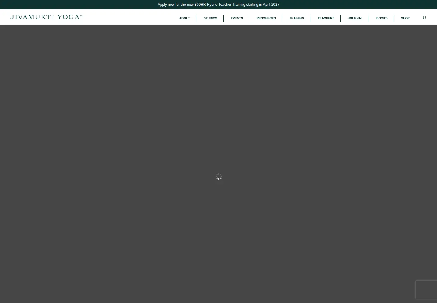 Screenshot of jivamuktiyoga.com