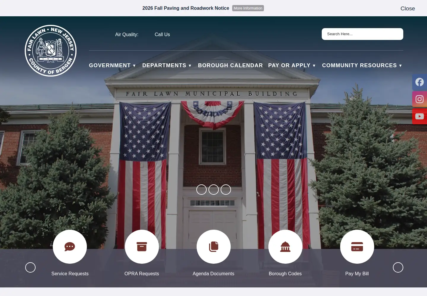Screenshot of fairlawn.org