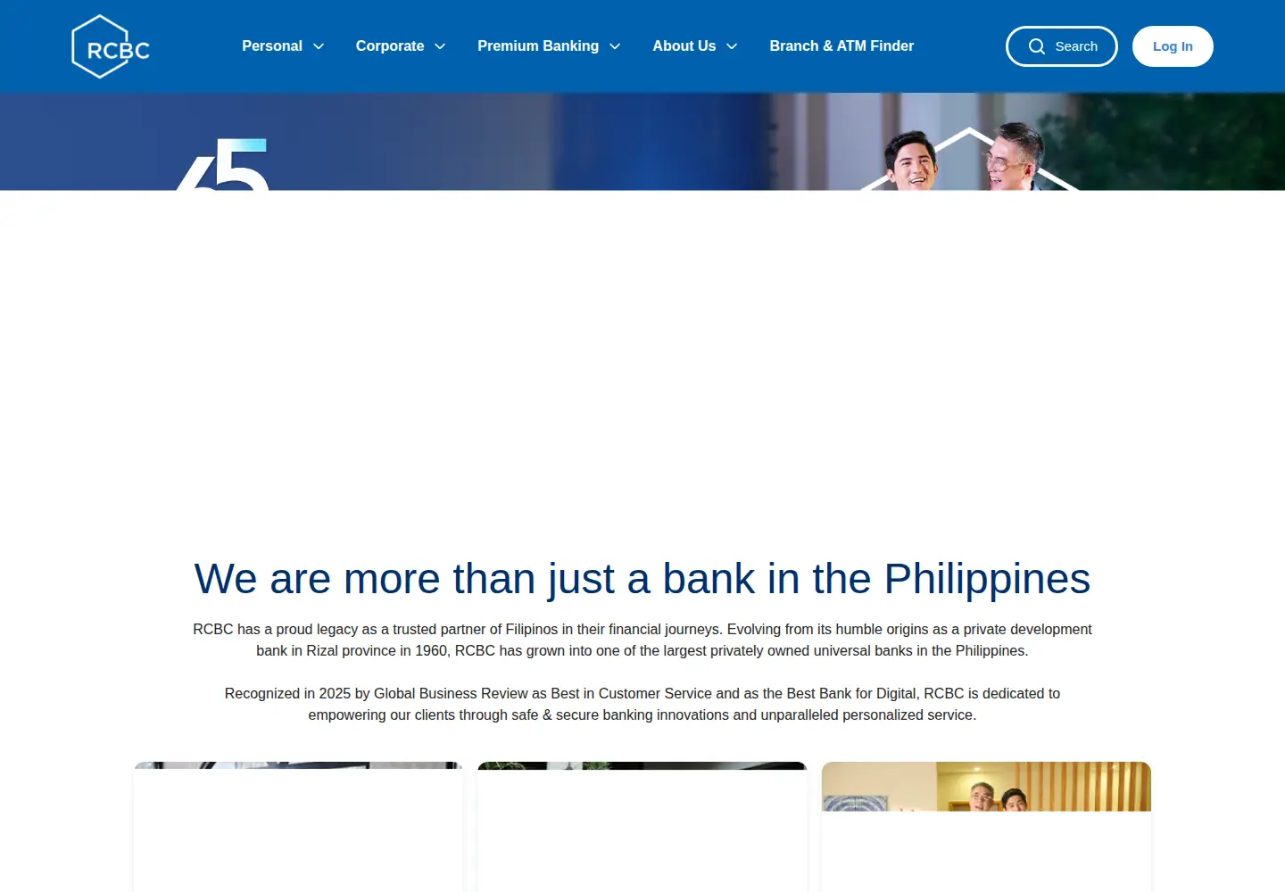 Screenshot of rcbc.com