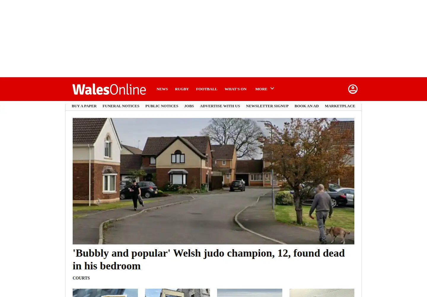 Screenshot of walesonline.co.uk