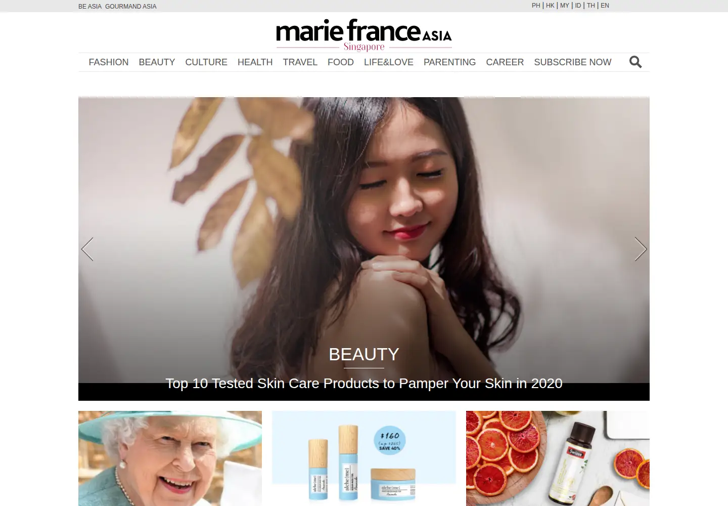Screenshot of mariefranceasia.com
