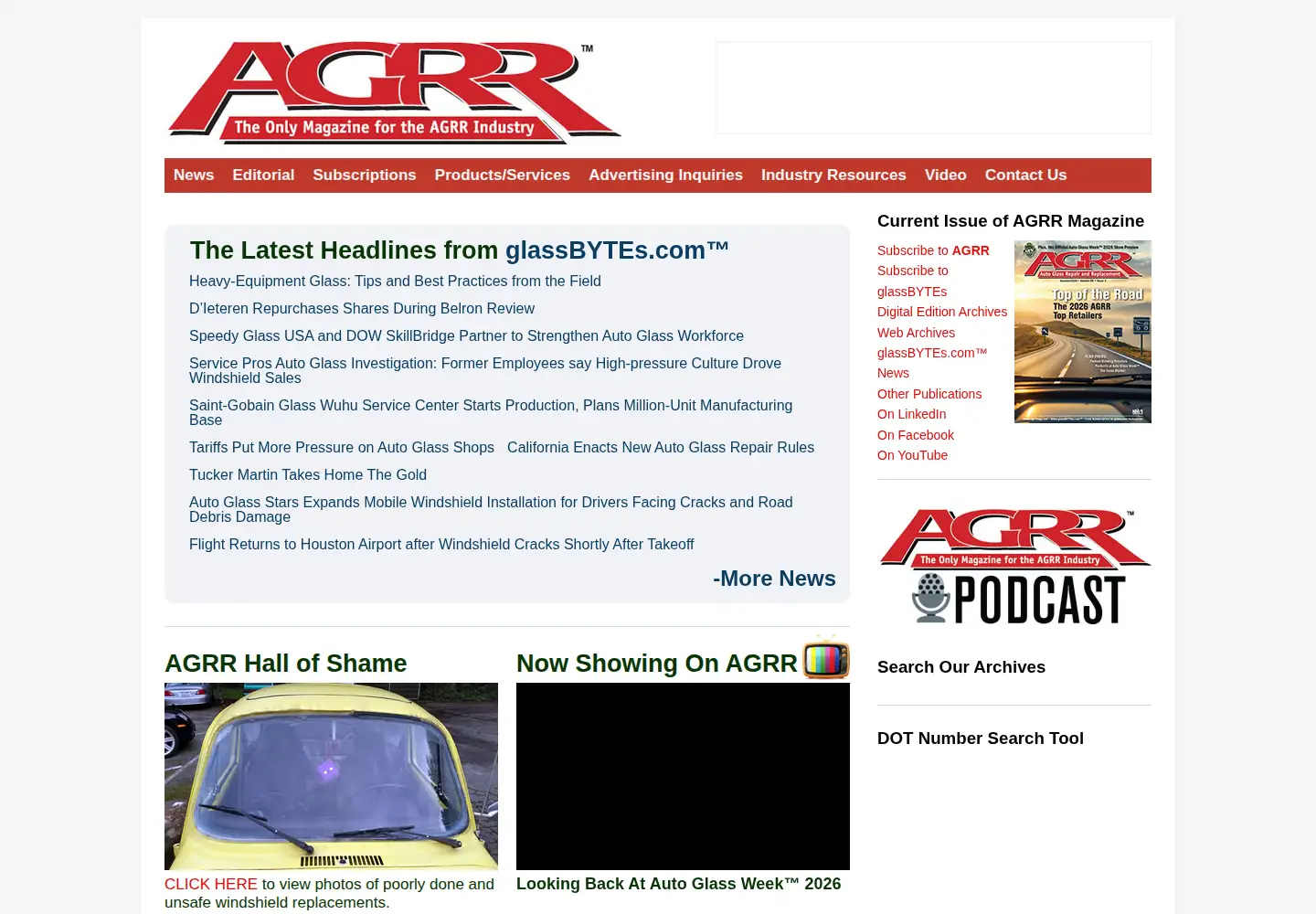 Screenshot of agrrmag.com