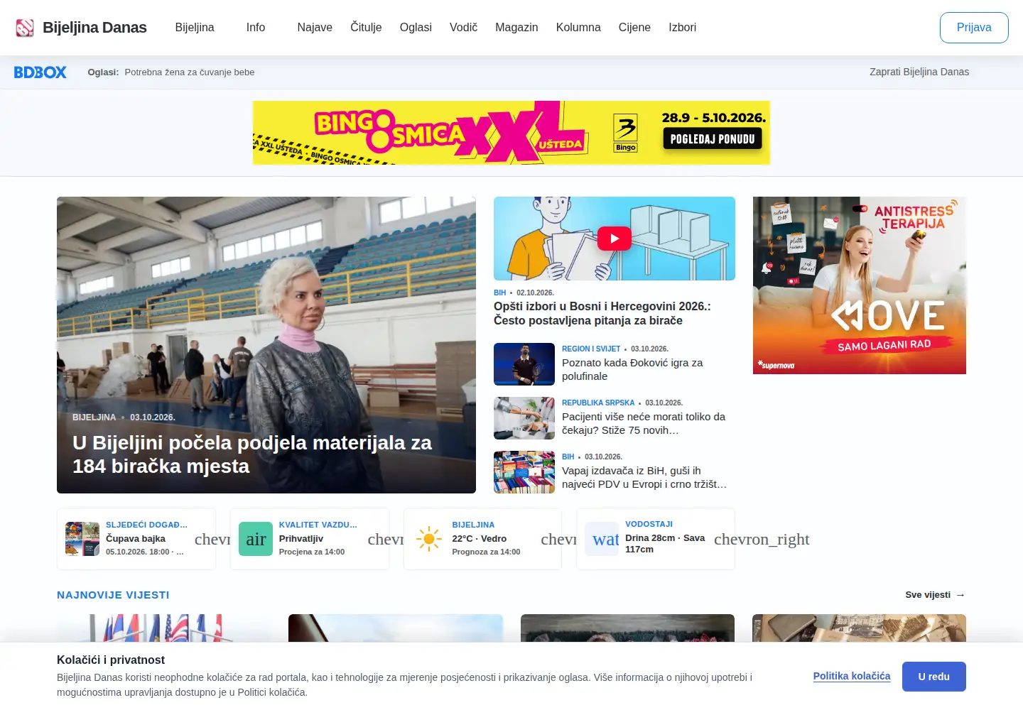 Screenshot of bijeljina.org
