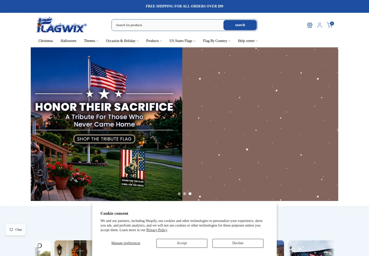 Screenshot of flagwix.com