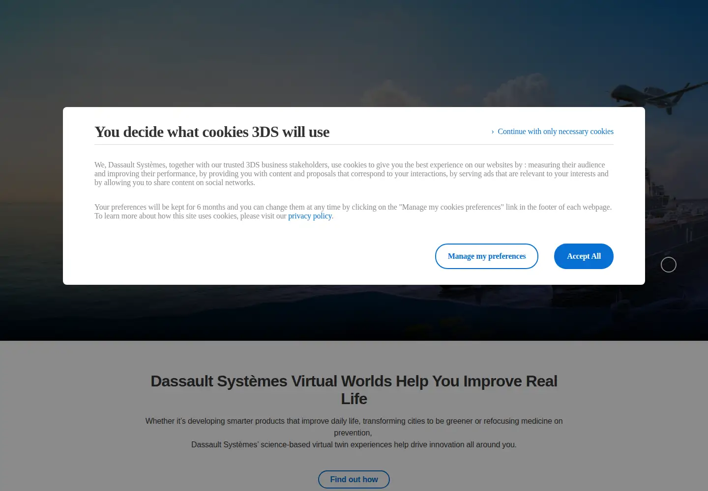 Screenshot of 3ds.com