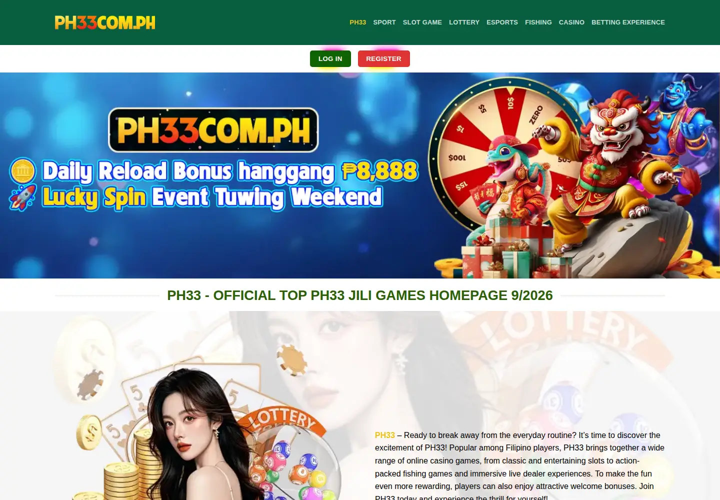 Screenshot of ph33com.ph