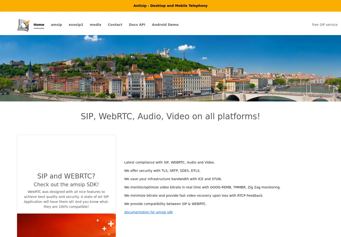 Screenshot of antisip.com