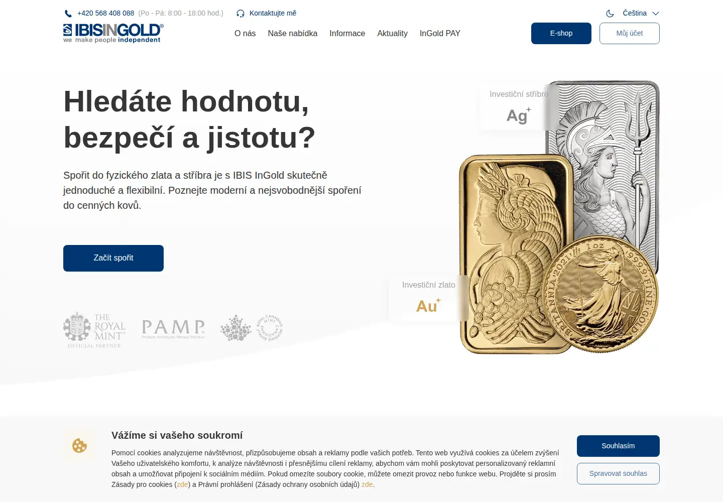 Screenshot of ibisingold.com