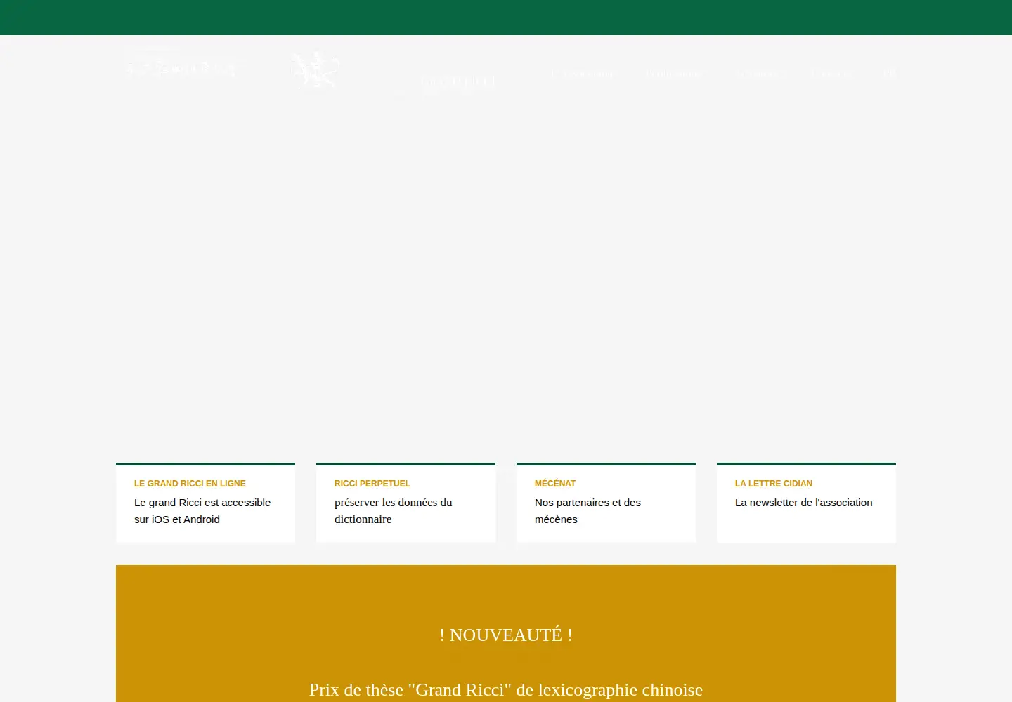 Screenshot of grandricci.org