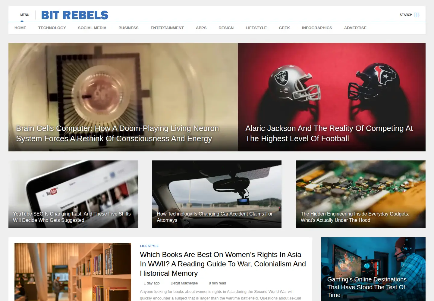Screenshot of bitrebels.com