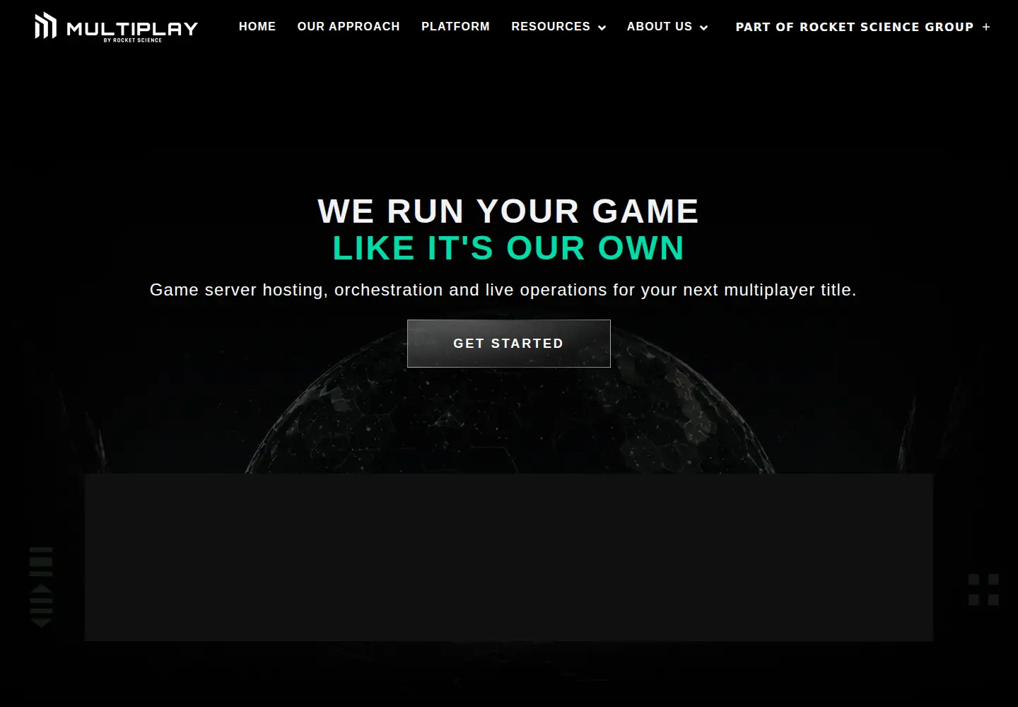 Captured homepage of multiplay.com in the current scan