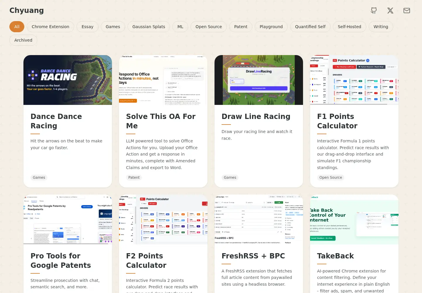 Screenshot of chyuang.com