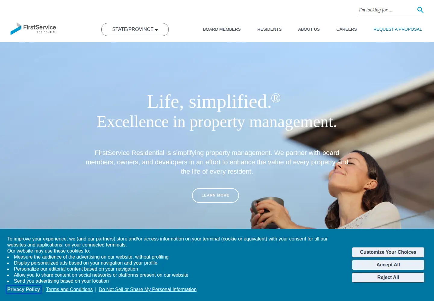 Screenshot of fsresidential.com