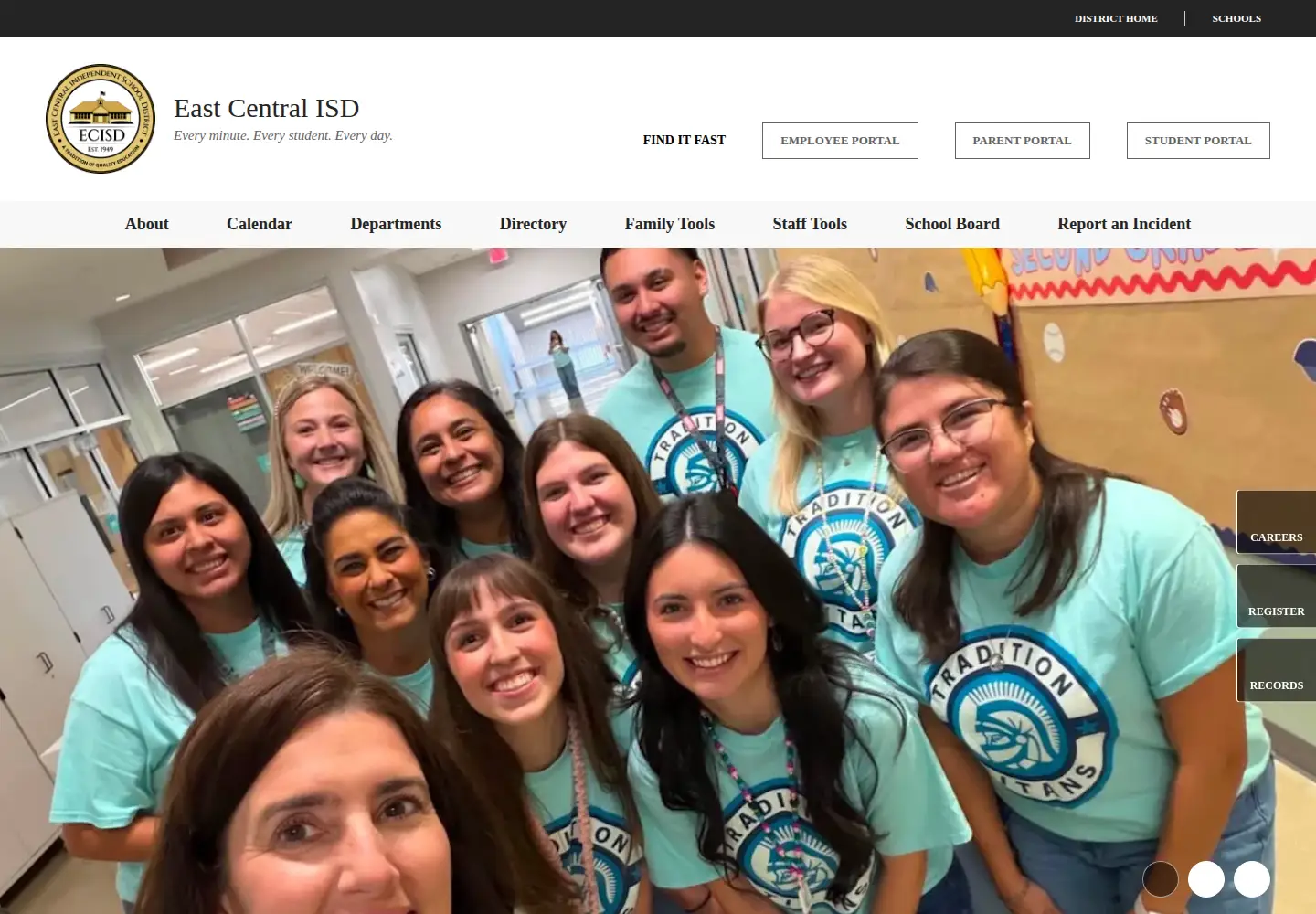 Screenshot of ecisd.net