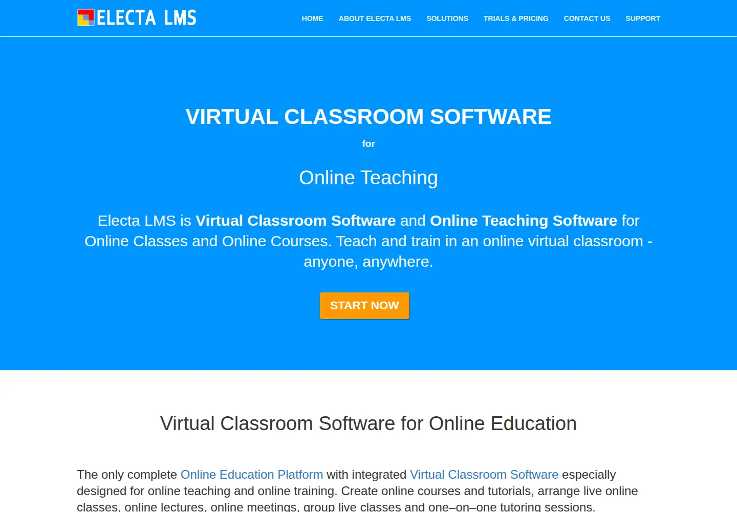 Screenshot of e-lecta.com