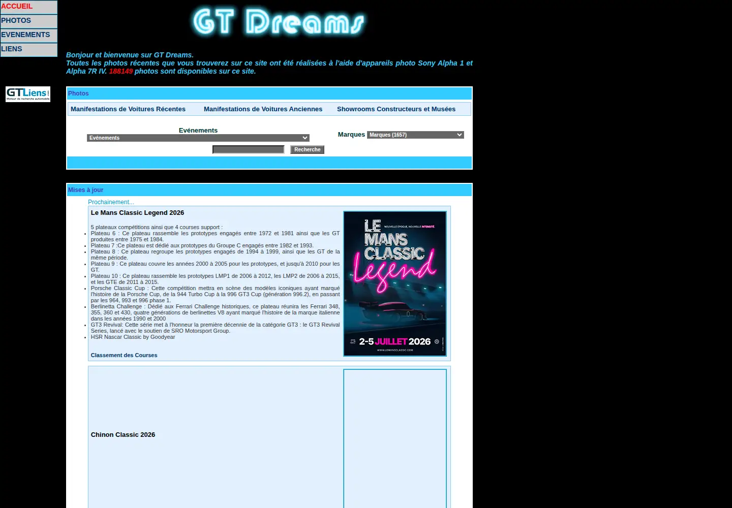 Screenshot of gtdreams.com