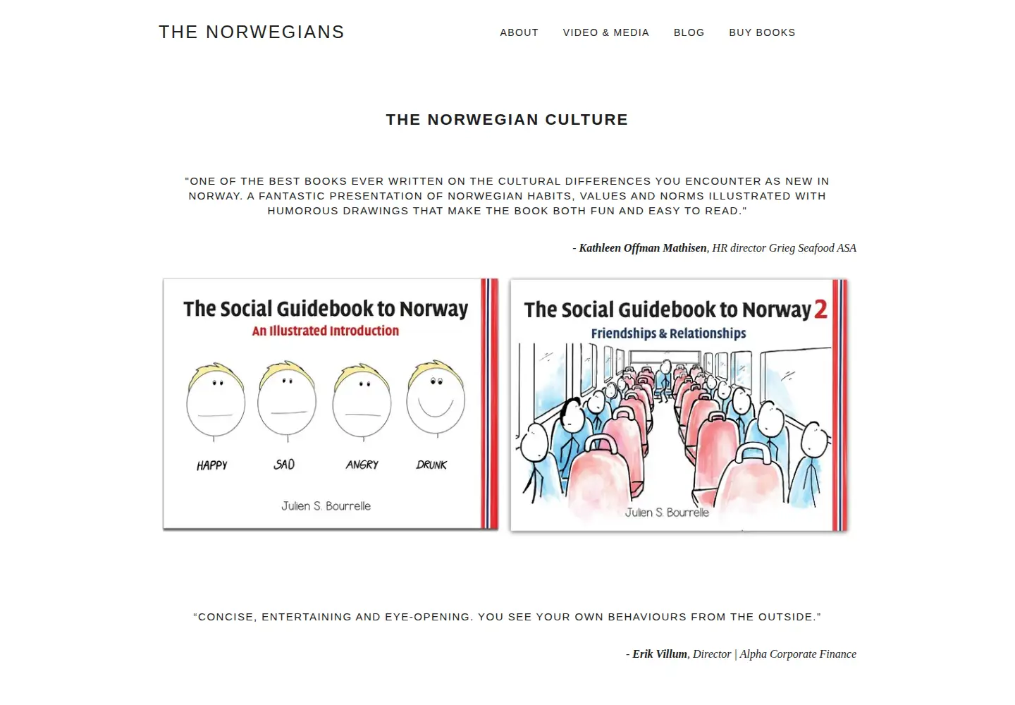 Screenshot of thesocialguidebook.no