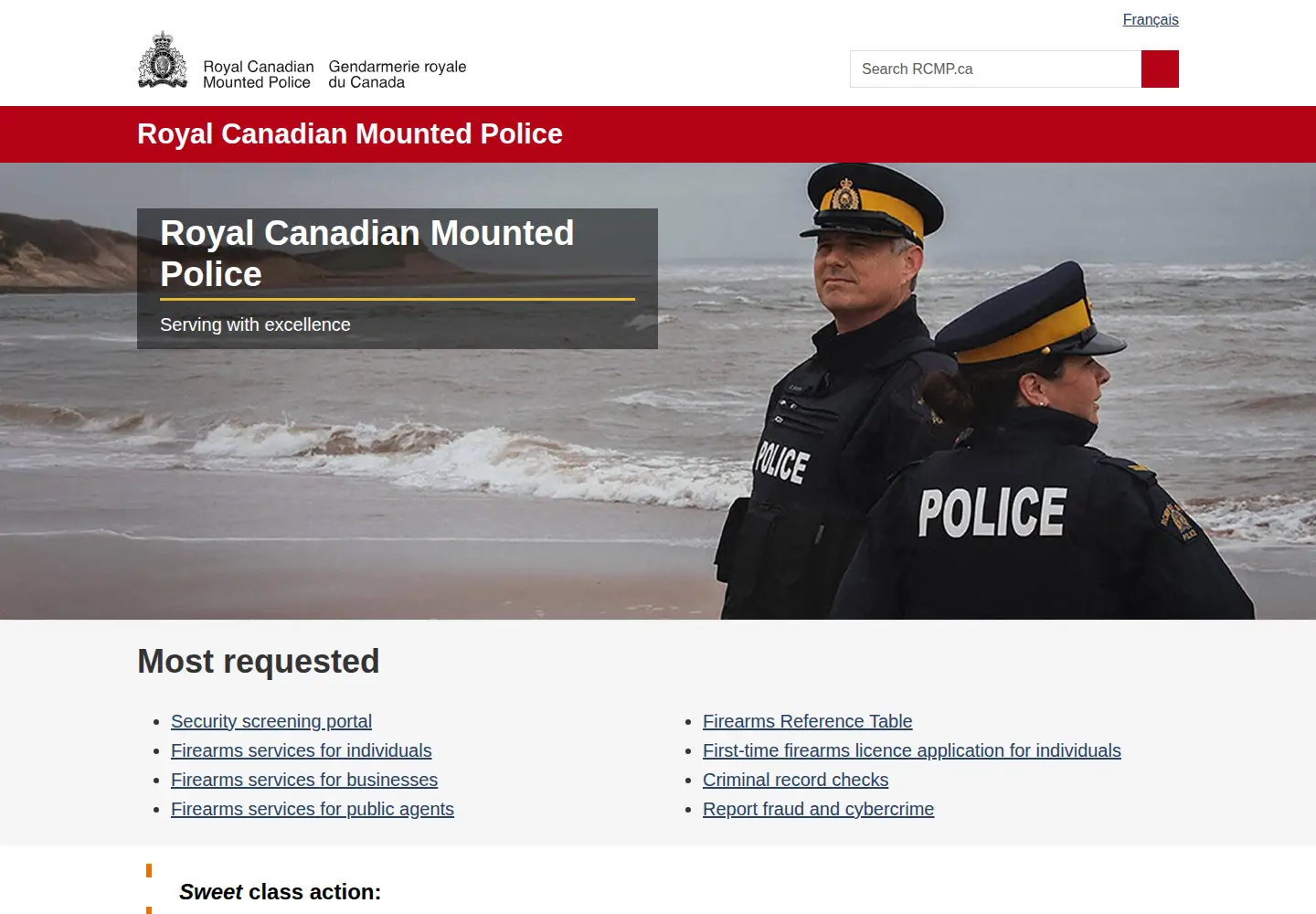 Screenshot of rcmp-grc.gc.ca