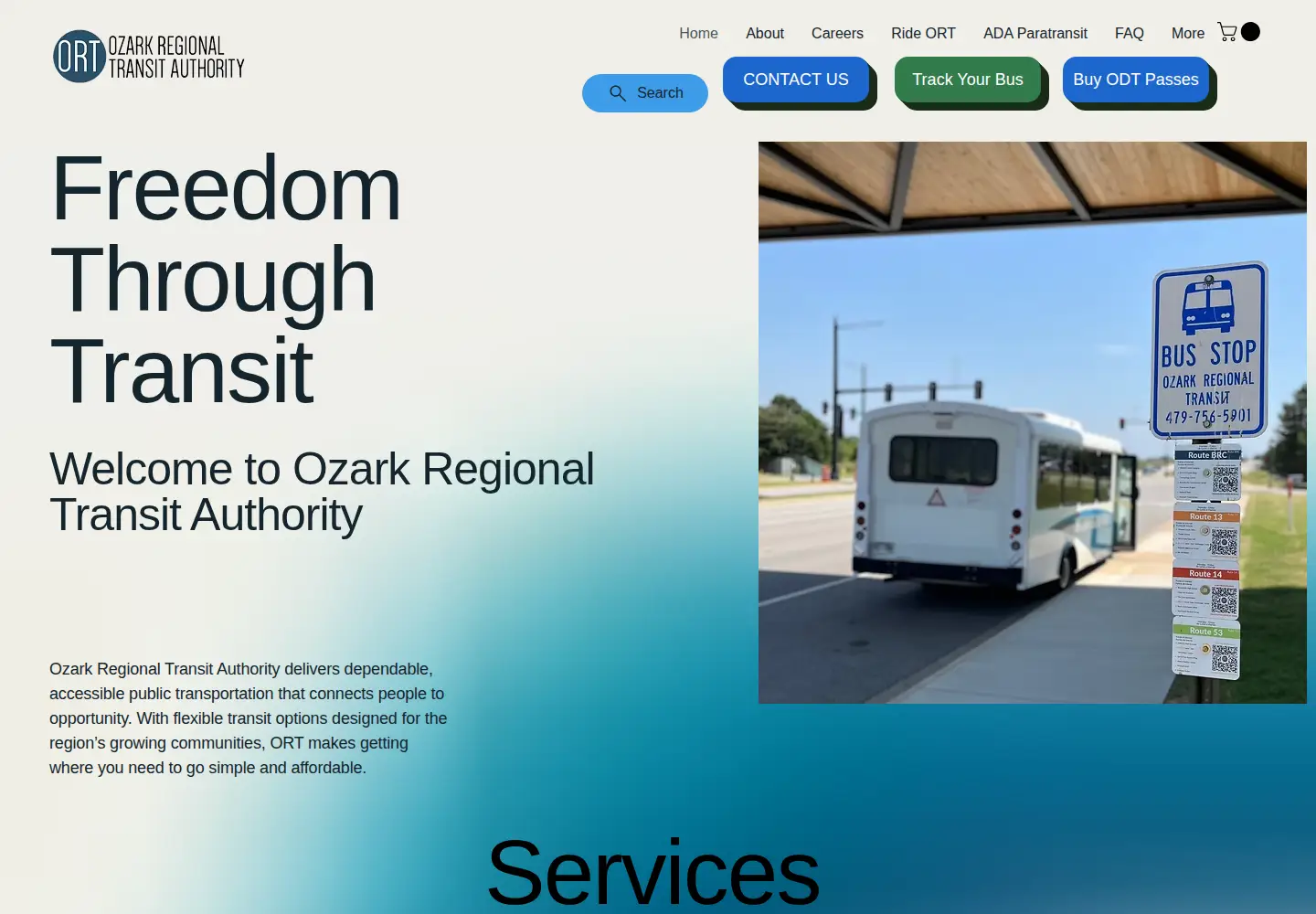 Screenshot of ozark.org