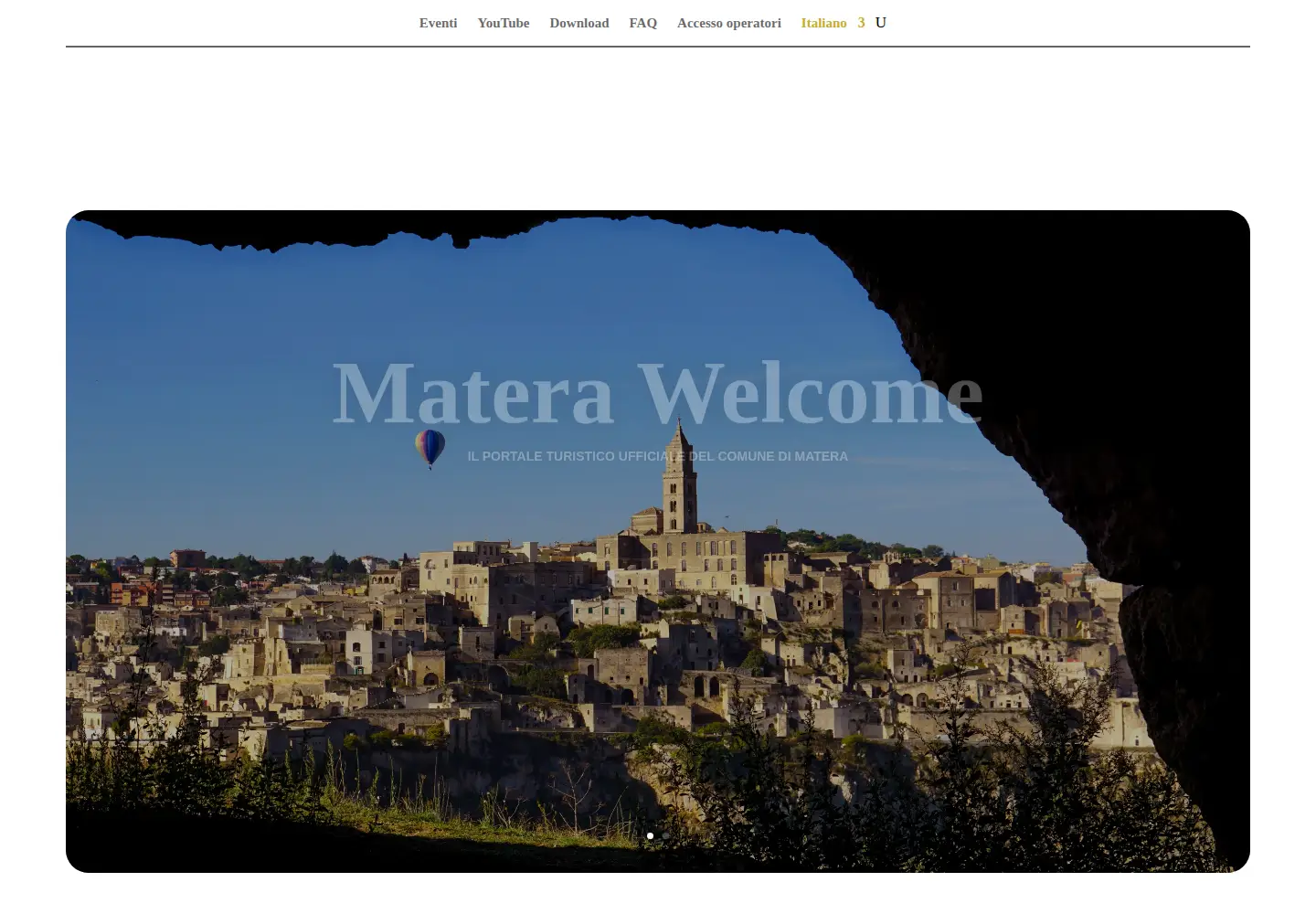 Screenshot of materawelcome.it