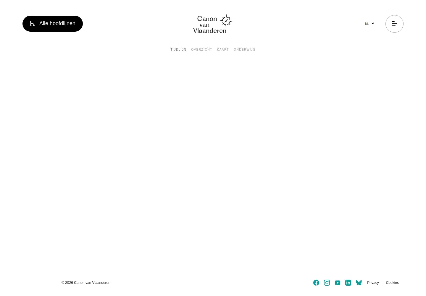 Screenshot of canonvanvlaanderen.be