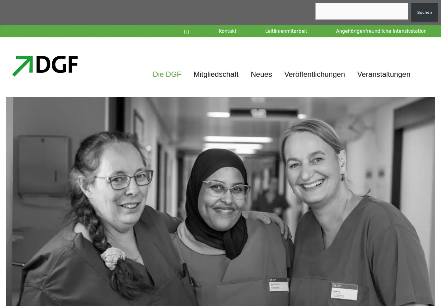 Screenshot of dgf-online.de