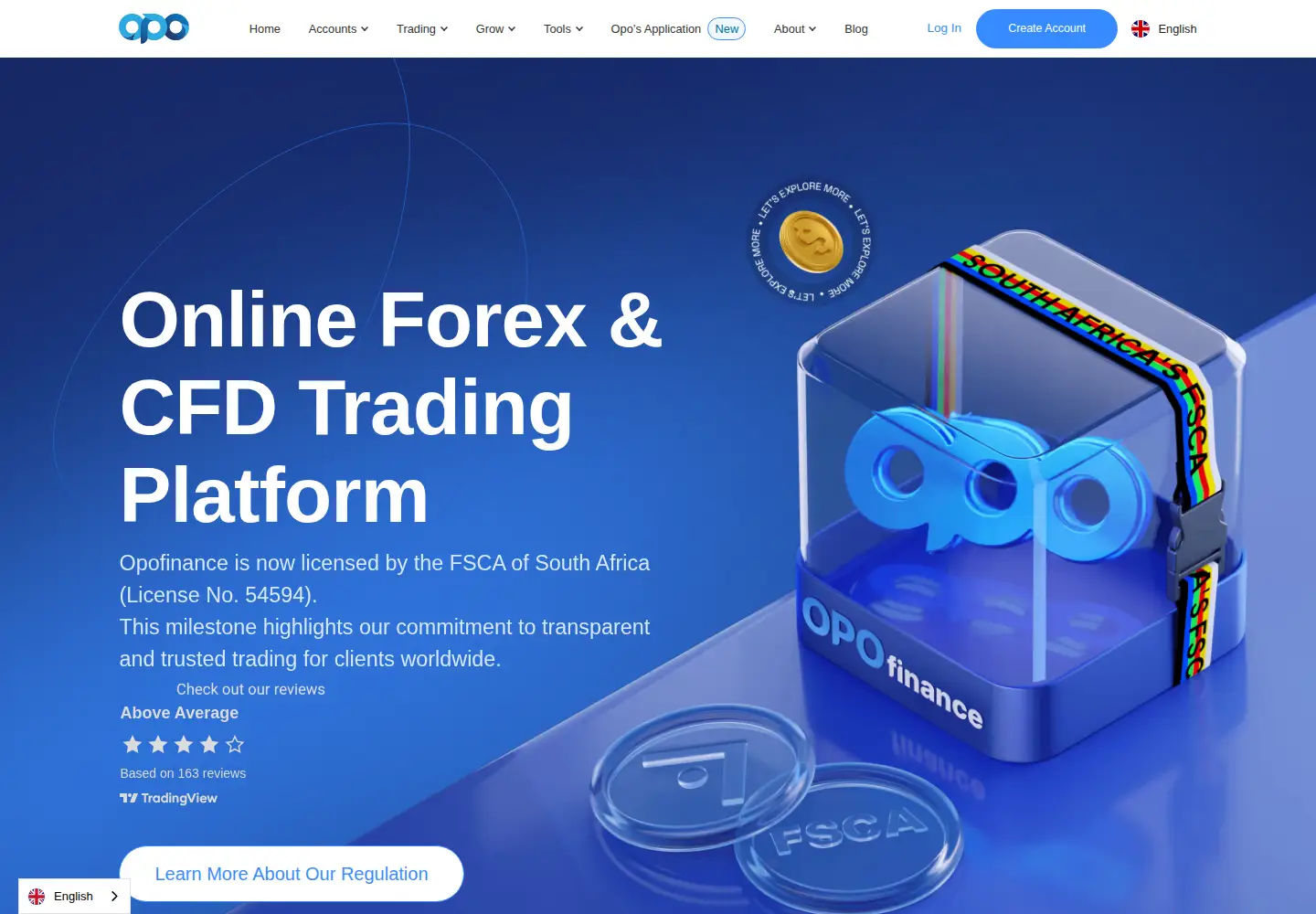 Screenshot of opofinance.com