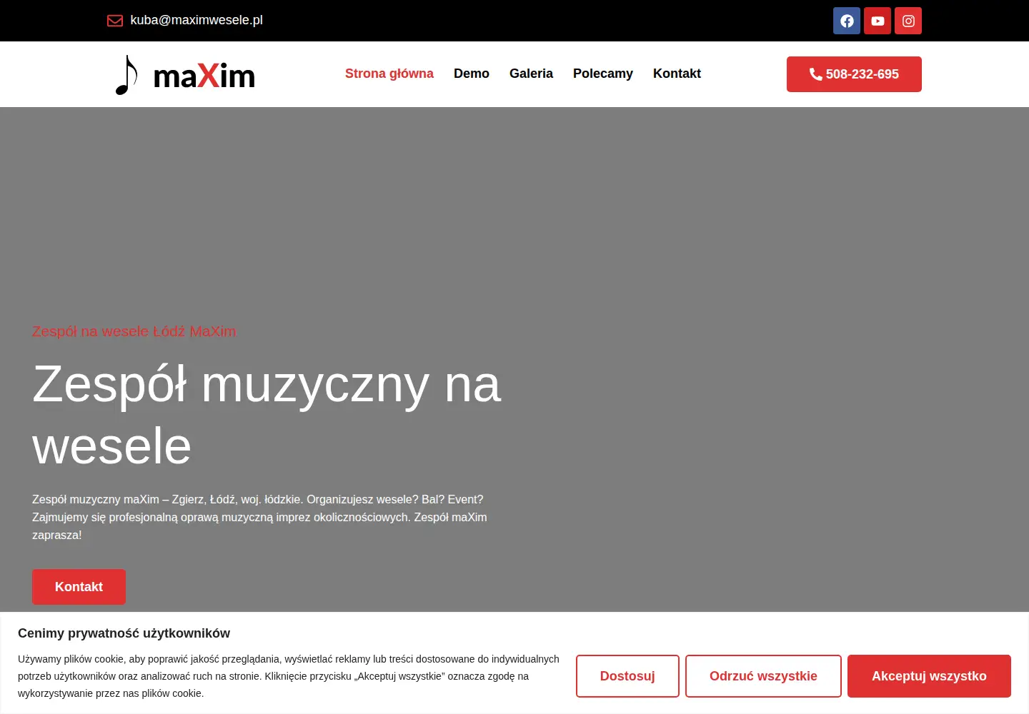 Screenshot of maximwesele.pl