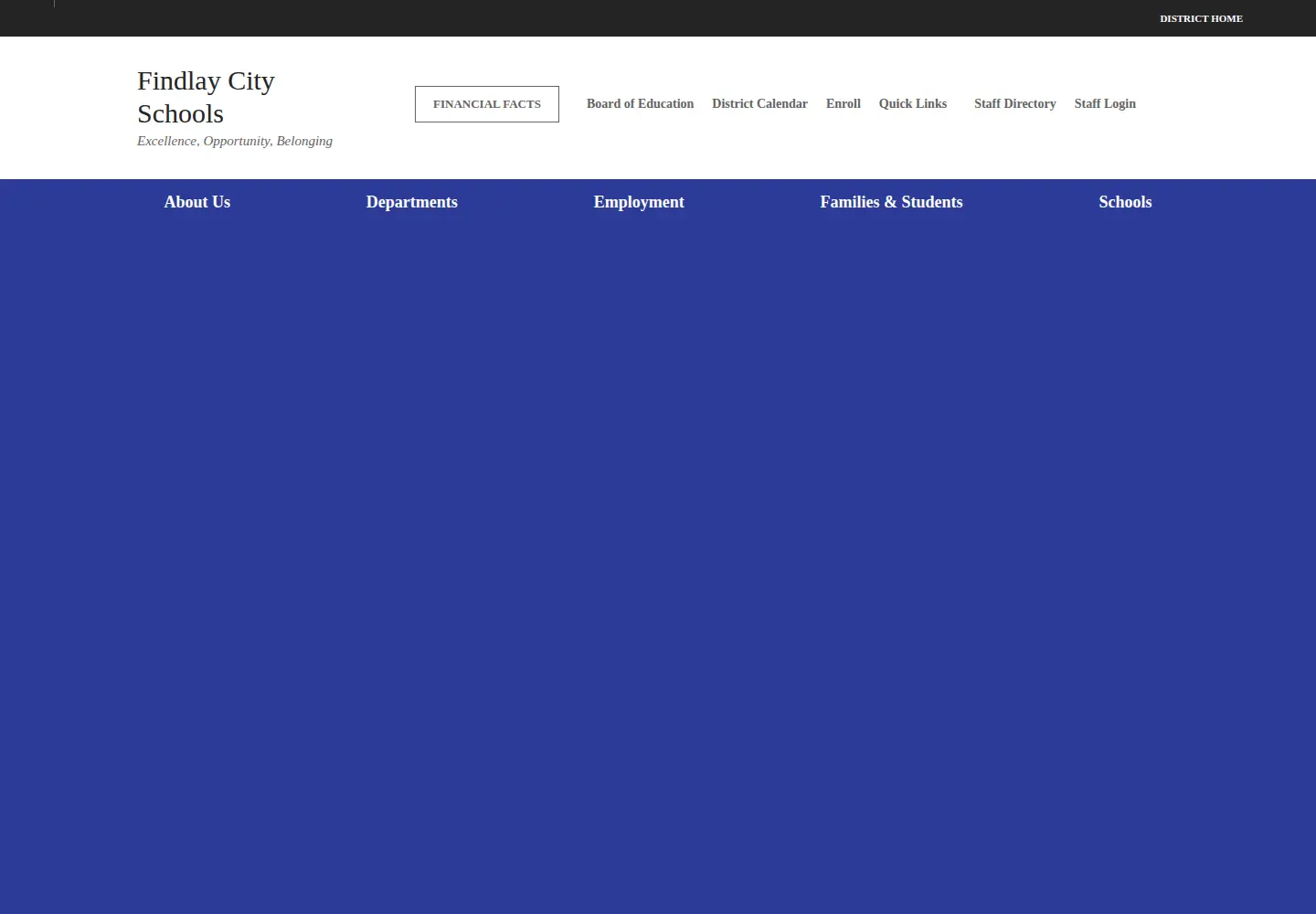 Screenshot of fcs.org
