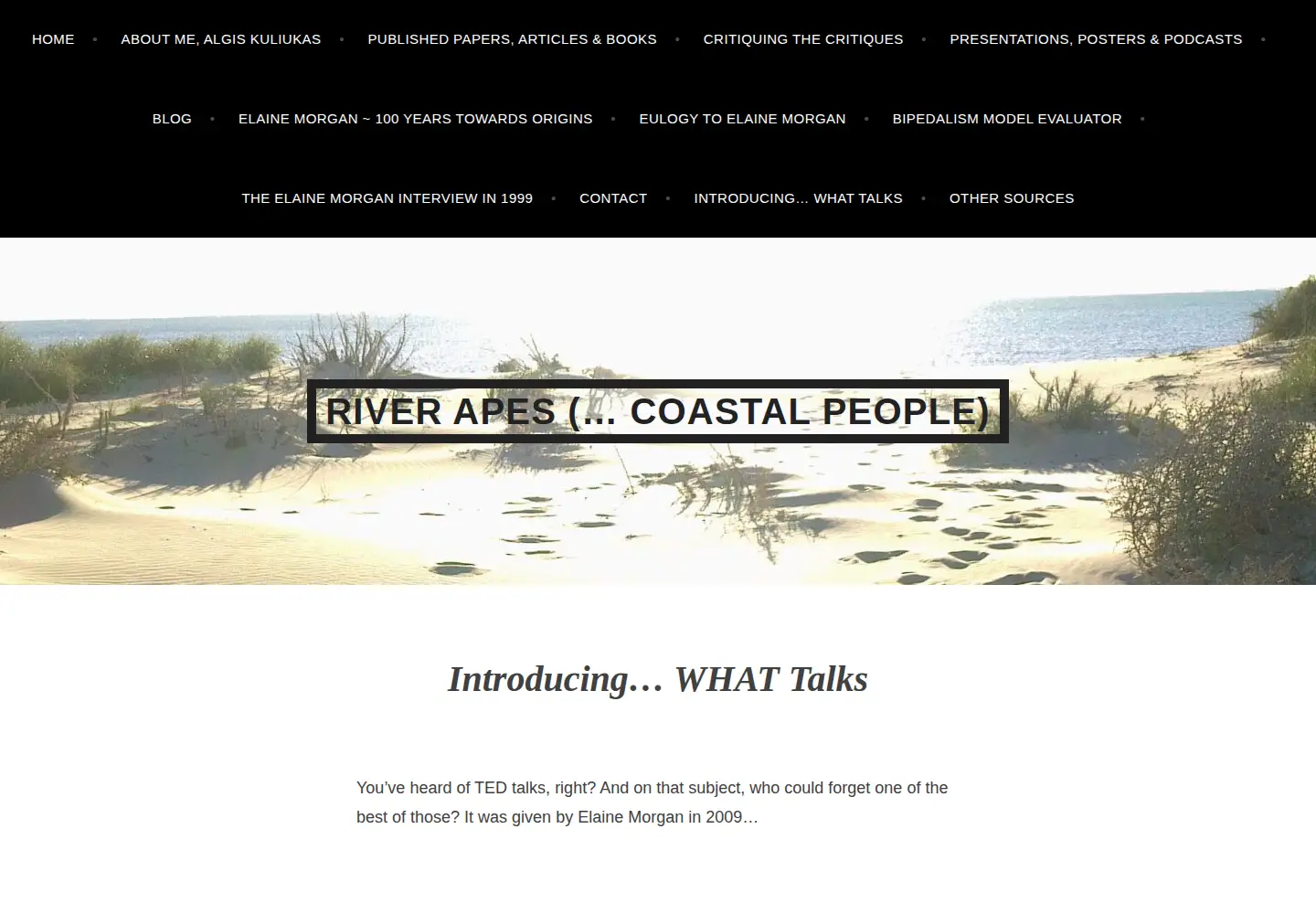 Screenshot of riverapes.com
