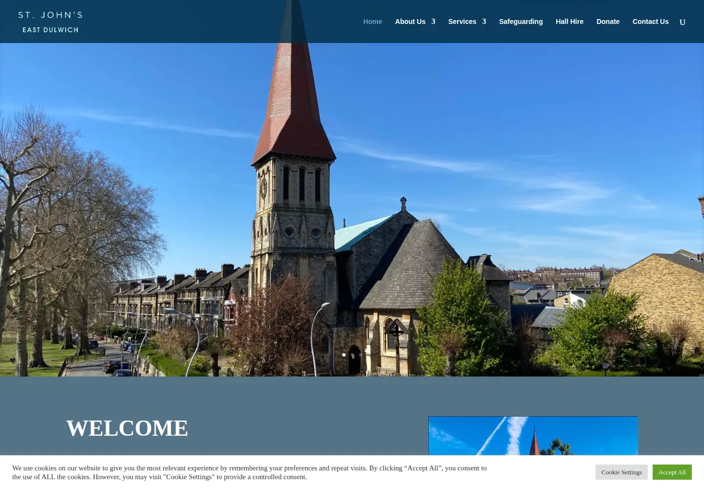 Screenshot of stjohnseastdulwich.org