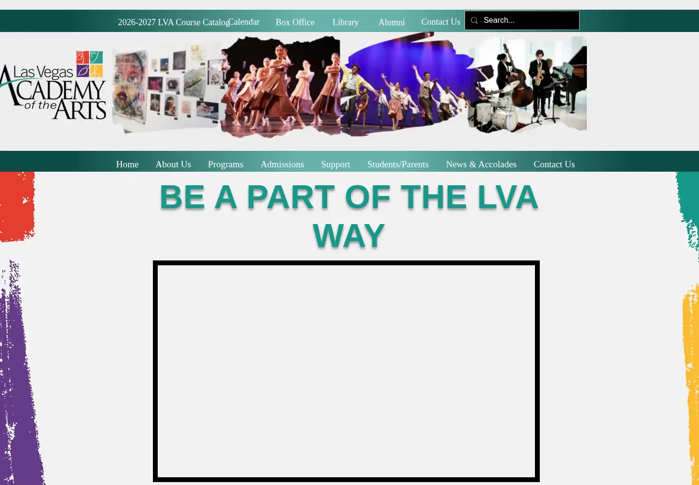 Screenshot of lasvegasacademy.net