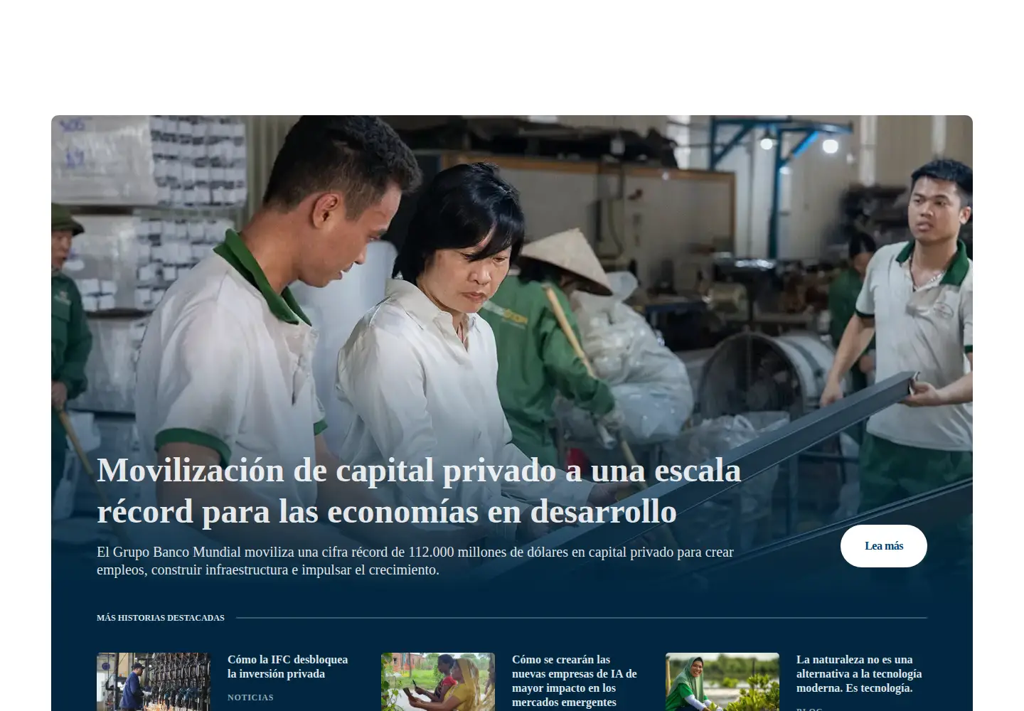 Screenshot of bancomundial.org