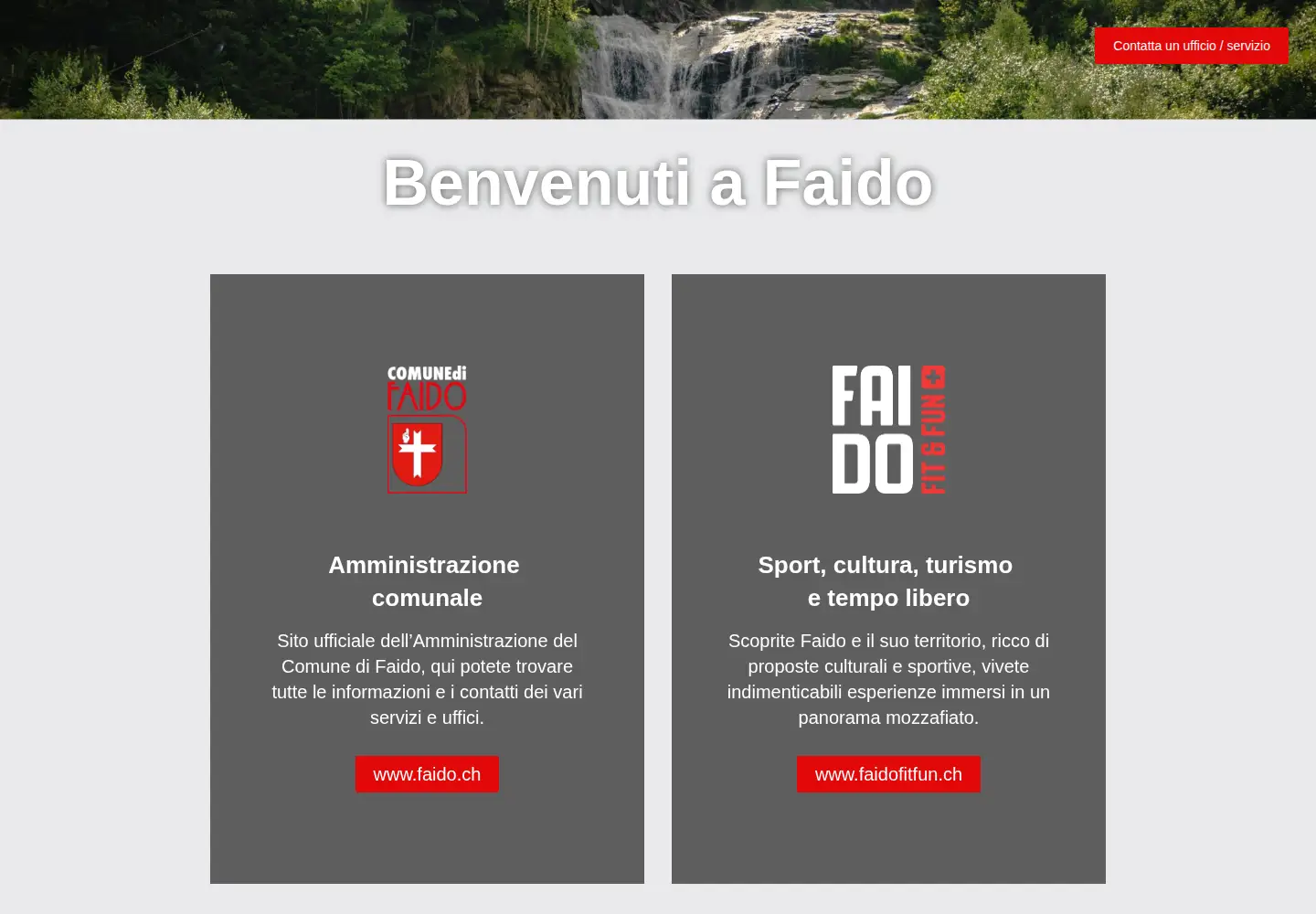 Screenshot of faido.ch