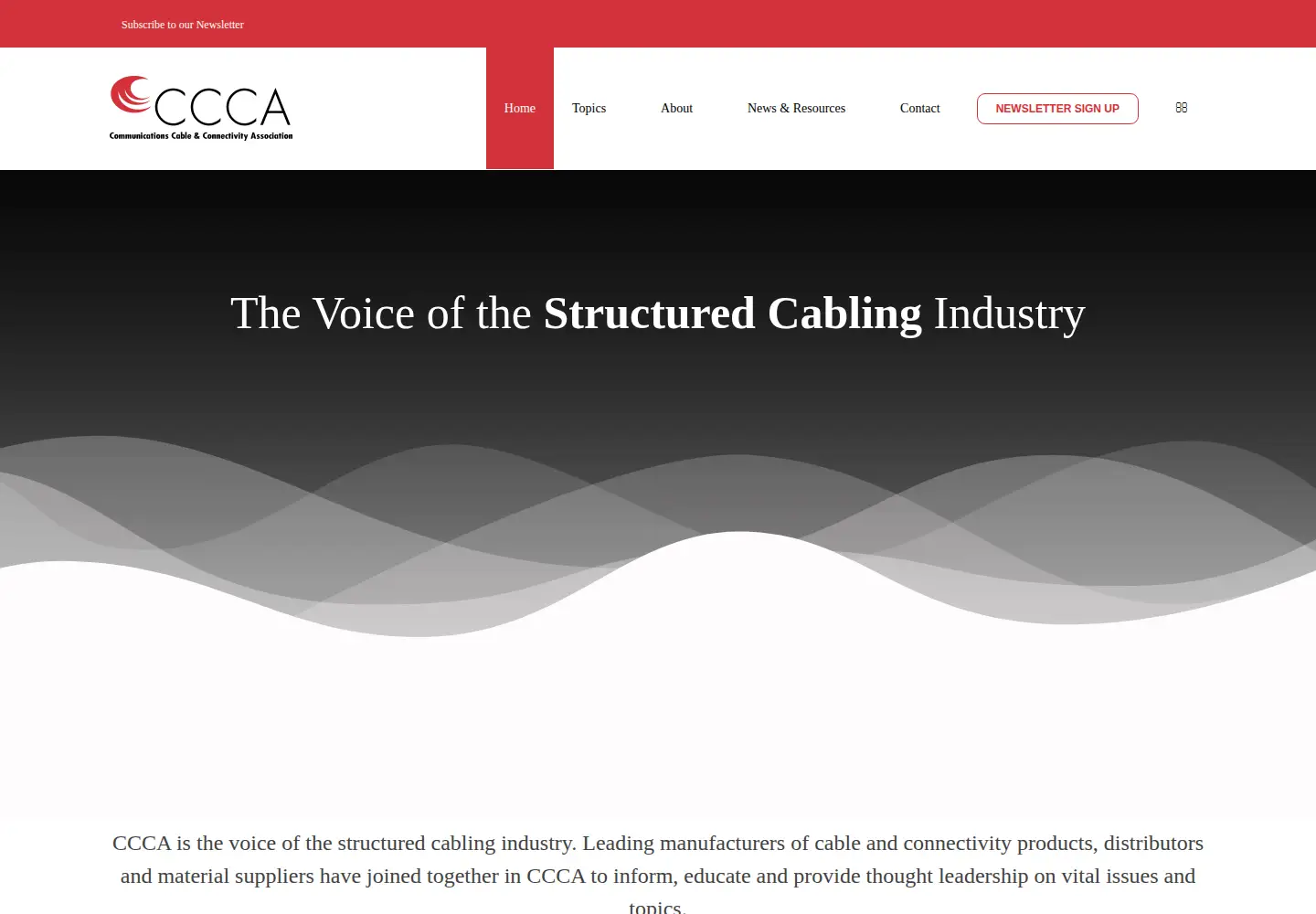 Screenshot of cccassoc.org