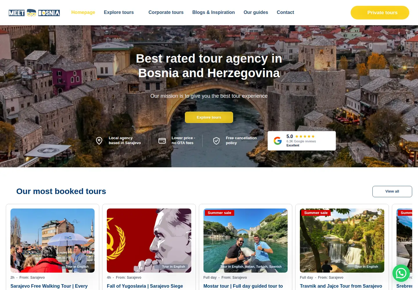 Screenshot of meetbosnia.com