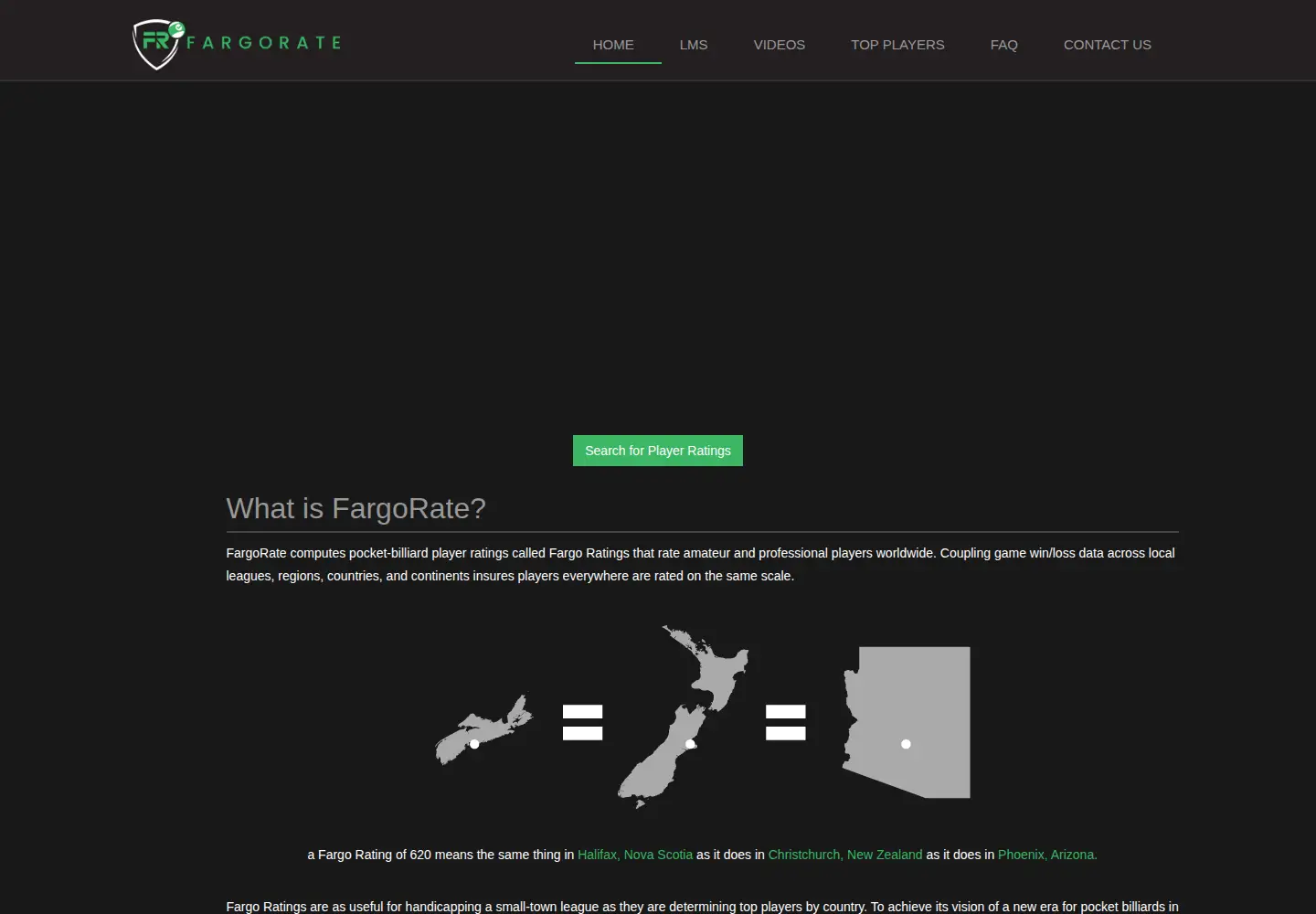 Screenshot of fargorate.com