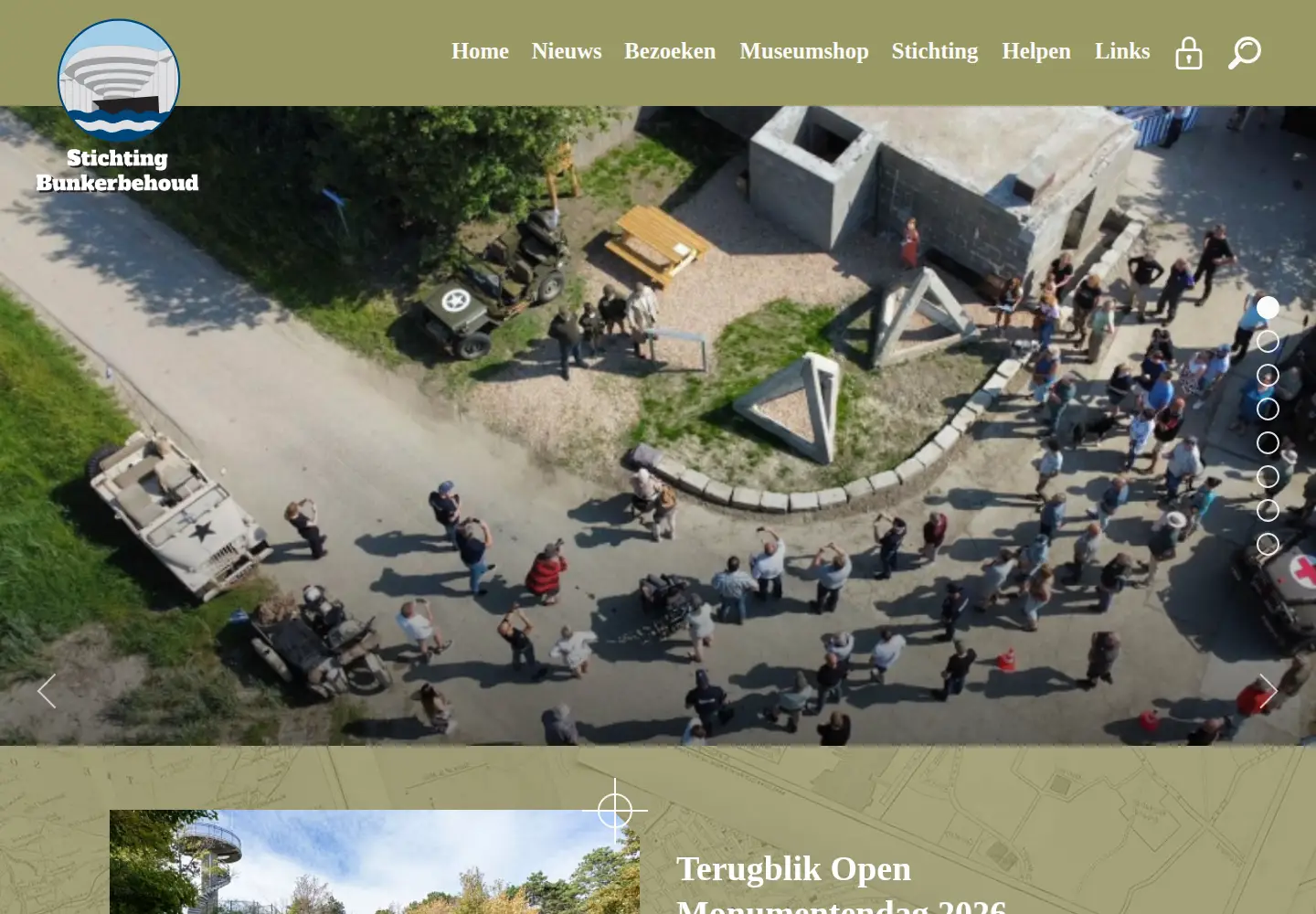 Captured homepage of bunkerbehoud.com in the current scan