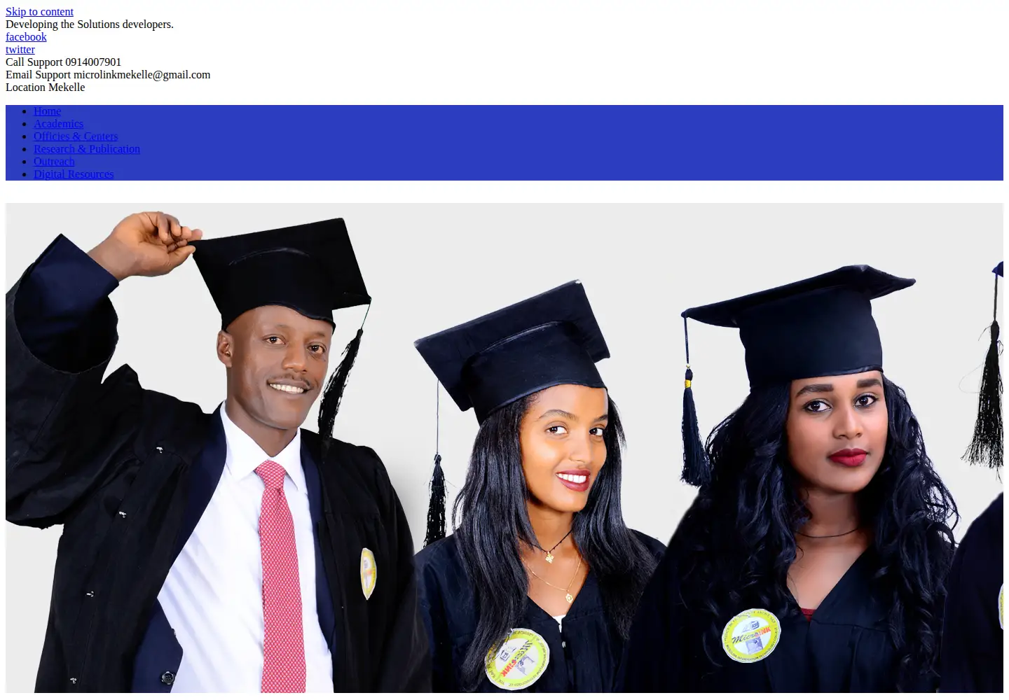 Screenshot of microlinkcolleges.net
