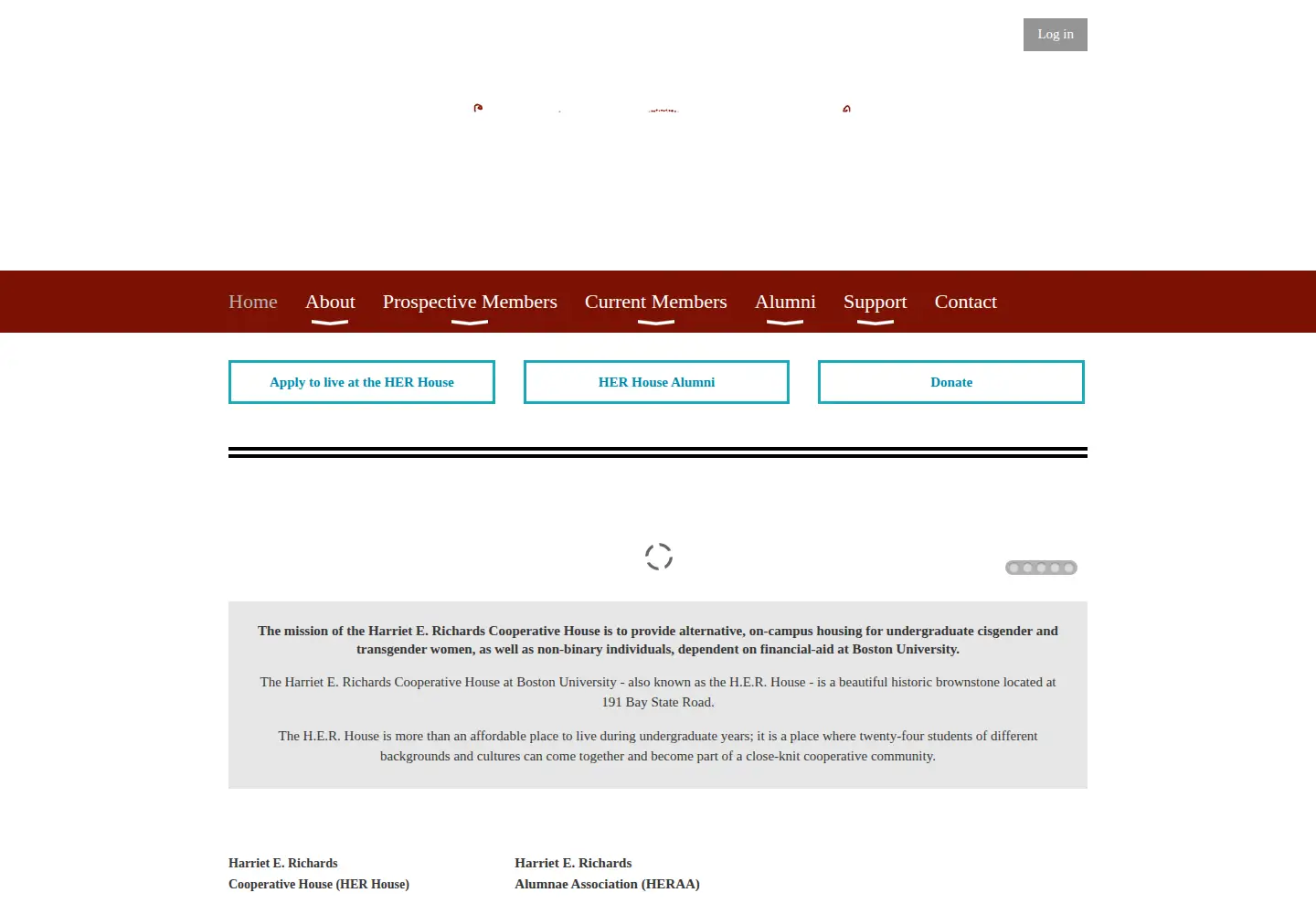 Screenshot of her-house.org