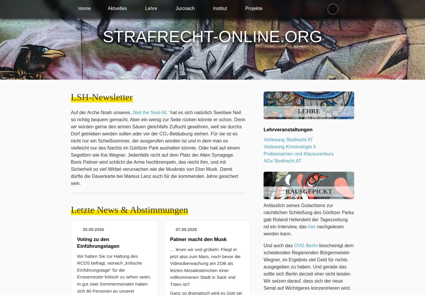 Screenshot of strafrecht-online.org
