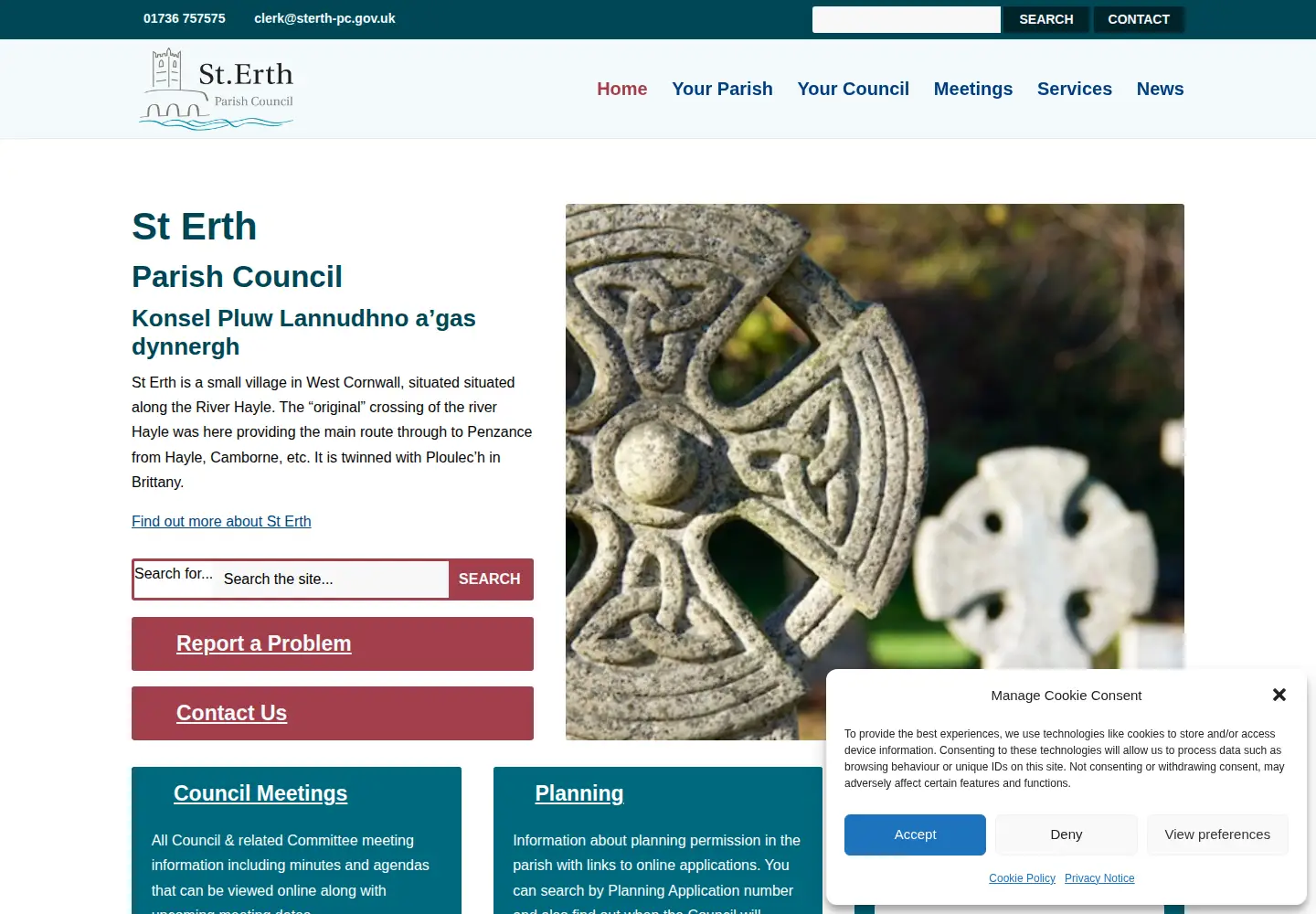 Screenshot of sterth-pc.gov.uk