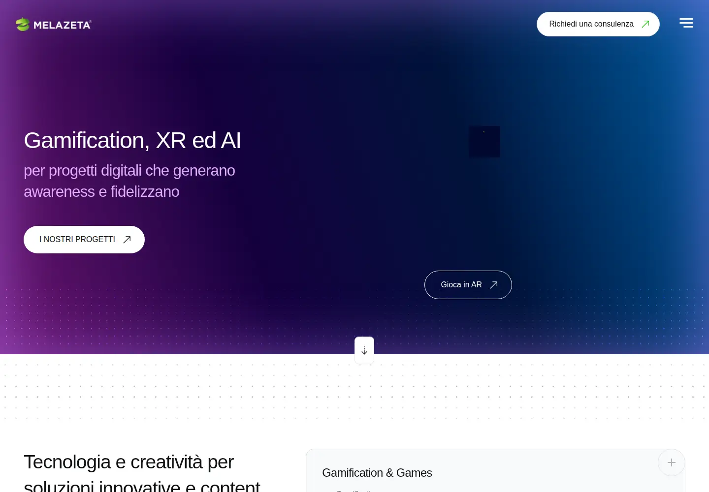Screenshot of melazeta.com