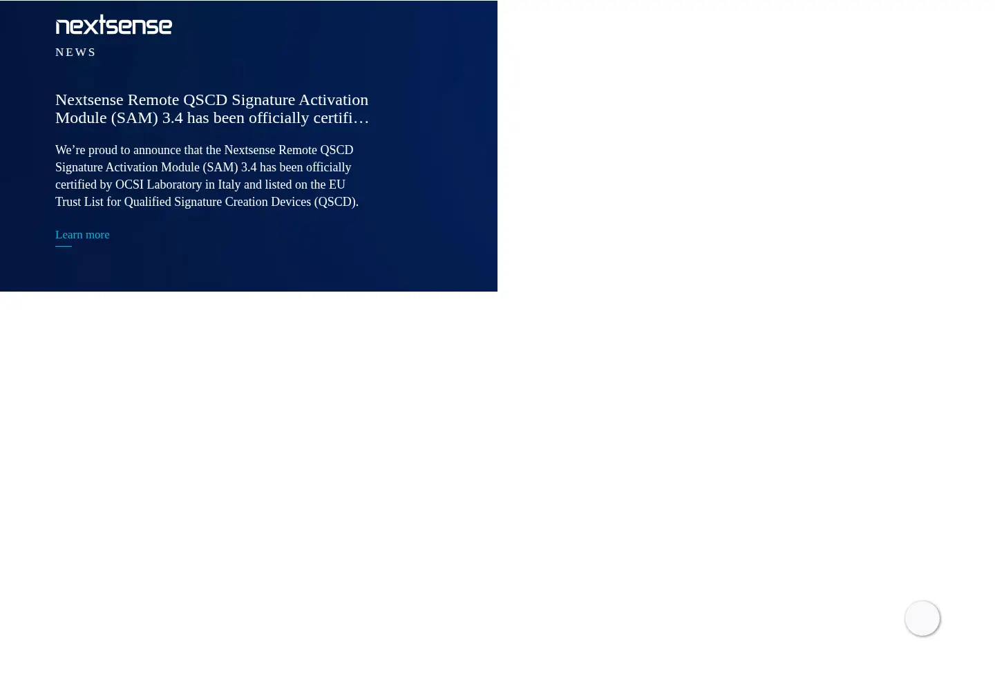 Screenshot of nextsense.com