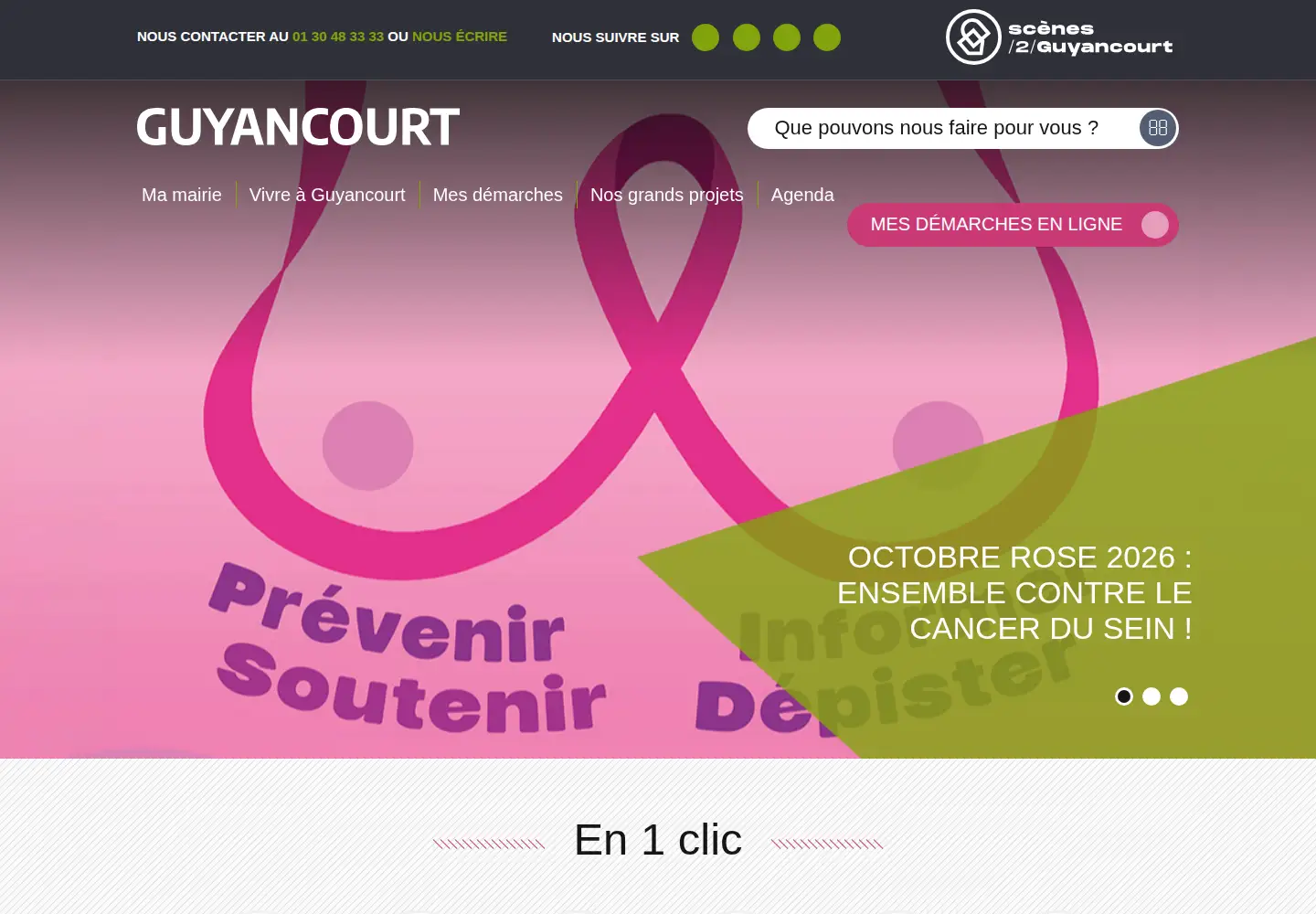 Screenshot of ville-guyancourt.fr